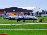 LX-WAV @ EGBE - West Air Europe BAe ATP - by Chris Hall