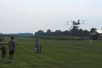 N62TT @ I80 - Arriving at the EAA breakfast fly-in - Noblesville, Indiana