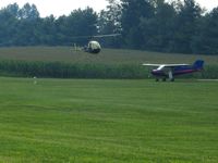 N283MW @ I80 - Arriving at the EAA fly-in - Noblesville, Indiana