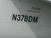 N378DM @ I80 - At the EAA fly-in - Noblesville, Indiana - by Bob Simmermon