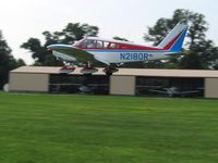 N2180R @ I80 - Arriving at the EAA fly-in - Noblesville, Indiana - by Bob Simmermon
