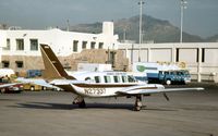 N27337 @ ELP - PA-31 Navajo of Airways of New Mexico as seen at El Paso in October 1978. - by Peter Nicholson