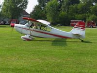 N5105T @ I80 - Departing the EAA breakfast fly-in - Noblesville, Indiana - by Bob Simmermon