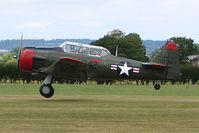 G-BGHU @ EGKH - T-6G at Headcorn , Kent , UK - by Terry Fletcher