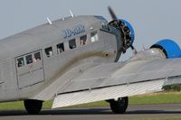 HB-HOT @ LOAB - Legendary Tante Ju at the Airshow09 at Dobersberg