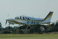 G-BAIH @ EGRO - G-BAIH departing Heart Air Display, Rougham Airfield Aug 09