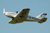G-PCCC @ EGRO - G-PCCC departing Heart Air Display, Rougham Airfield Aug 09