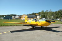 SE-KYA @ ESOW - Saab Safir at Västerås Hässlö airport in Sweden.