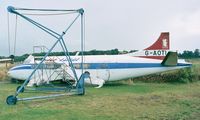 G-AOTI - De Havilland D.H.114 Heron 2D awaiting restoration at the DeHavilland Heritage Museum, London-Colney