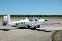 LN-MAZ @ ESOW - Norwegian Saab Safir at Västerås Hässlö airport, Sweden
