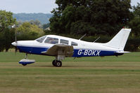 G-BOKX @ EGKH - Piper PA-28-161 at Headcorn , Kent , UK - by Terry Fletcher