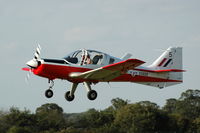 G-SIJW @ EGRO - G-SIJW departing Heart Air Display, Rougham Airfield Aug 09