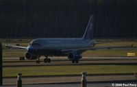 N405UA @ IAD - Off the active, headed in - by Paul Perry