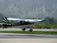 N452S @ SZP - 1992 American Champion 8KCAB SUPER DECATHLON, Lycoming AEIO-360 180 Hp, takeofff climb Rwy 22 - by Doug Robertson
