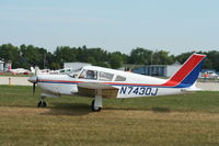 N7430J @ KOSH - Piper PA-28R-180 - by Mark Pasqualino