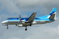ES-ASN @ ESSA - Estonian Air Regional Saab 340A about to land at Stockholm Arlanda.