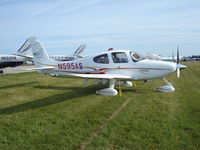 N595AS @ KOSH - SR22 - by Mark Pasqualino