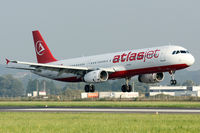 TC-ETJ @ LOWL - Atlasjet Airlines Airbus A321-231 approach on RWY 09