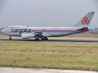 LX-UCV @ EHBK - After landing from Nairobi