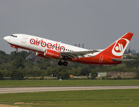 D-ABBW @ EDDL - One of the many of the day, taking off from rwy 23L. - by Philippe Bleus