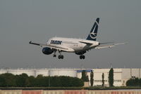 YR-ASB @ EBBR - flight RO371 is descending to rwy 25L