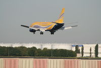 F-GIXF @ EBBR - flight SN3630 is descending to rwy 25L