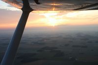 N7830T - Sunrise over northern Ohio