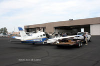 N424PA @ KGEU - crash landing @ KGEU