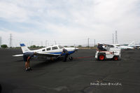N424PA @ KGEU - crash landing @ KGEU - by Dawei Sun