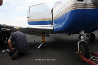 N424PA @ KGEU - Crash landing @ KGEU - by Dawei Sun