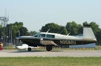 N9582U @ KOSH - Mooney M20K - by Mark Pasqualino