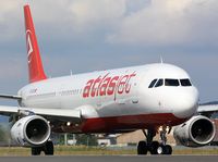 TC-ETJ @ LOWG - New this year: Atlas jet flies with A321 every Friday to Antalya. - by Roland Aigner
