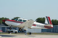 N1166D @ KOSH - Mooney M20K