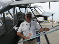 N156LZ @ CMA - 2009 Storch Aircraft LLC Fi-156C CRIQUET, Rotax 912 ULS 100 Hp Experimental class LSA, a 75% scale Storch (Stork), proud & skilled builder/pilot completed aircraft in two year build time of the kit. Workmanship & detail shows extraordinary achievement!! - by Doug Robertson