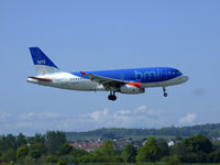 G-DBCF @ EGPH - Midland 7HY on finals for Runway 06,from LHR - by Mike stanners
