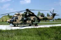 01-2526 @ LBPG - The AS-532AL is the hardly seen combat SAR helicopter of the Turkish air force. This one participated in the 2005 Co-operative Key exercise. - by Joop de Groot