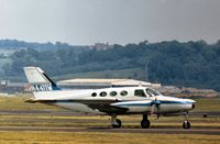 N4411W @ DCA - Cessna 411 at Washington National in May 1973. - by Peter Nicholson