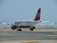 VT-VJM @ LFMN - VT-VJM Kingfisher Airlines - unfortunately only from the rear