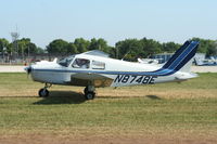 N8748E @ KOSH - Piper PA-28-140 - by Mark Pasqualino