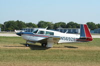 N56928 @ KOSH - Mooney M20J