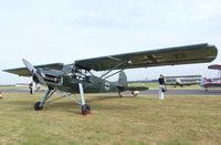 D-EVDB @ EDKB - Fieseler Fi 156 Storch at the Bonn-Hangelar centennial jubilee airshow