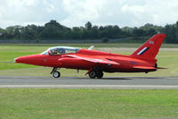 G-TIMM @ EGSX - Folland Gnat at North Weald wears Serial XS111 - by Terry Fletcher
