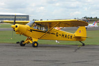 G-HACK @ EGSX - Piper PA-18-150 at North Weald - by Terry Fletcher