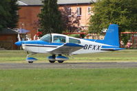 G-BFXX @ EGSX - GULFSTREAM AA-5B, at North Weald - by Terry Fletcher