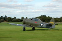 LN-AMY @ EGTH - 1. 8084 T-6 Harvard departing the Shuttleworth Evening Air Display Aug 09