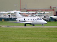 HZ-SPAD @ EGNR - Beechcraft Beechjet 400 - by Chris Hall