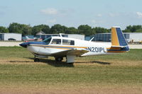 N201PL @ KOSH - Mooney M20J