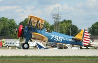 N77798 @ KOSH - Stearman - by Mark Pasqualino