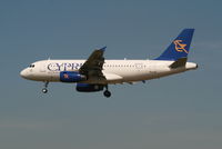 5B-DCF @ EBBR - flight CY334 is descending to rwy 02