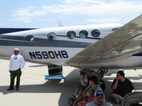 N590HB @ CMA - Hawker Beech C90GTi KING AIR, two P&W(C)PT6A-35-A turboprops flat rated at 550 shp from 750 shp. - by Doug Robertson